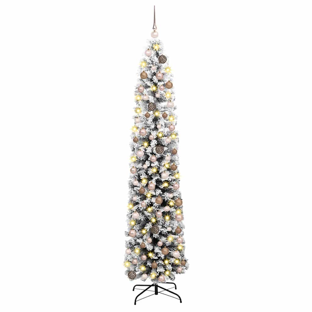 Artificial Christmas Tree with 300 LEDs with Stand Green 180 cm
